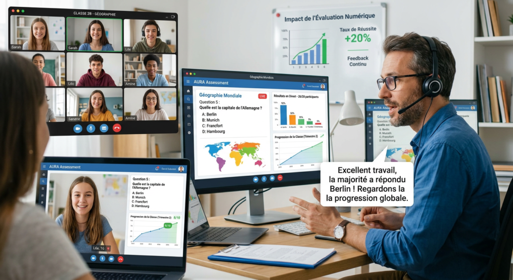 Optimiser l&rsquo;enseignement hybride avec des outils d&rsquo;évaluation numérique